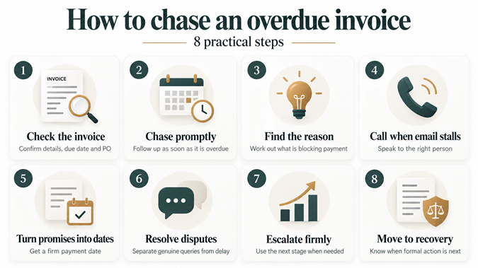 How to chase an overdue invoice